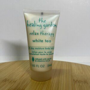 The Healing Garden Relax Therapy White Tea Moisture Body Lotion 1.85 Oz Travel